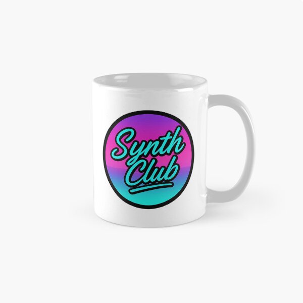 Item preview, Synth Club – Neon Synthwave Music Logo designed and sold by |TRSSHOP|.