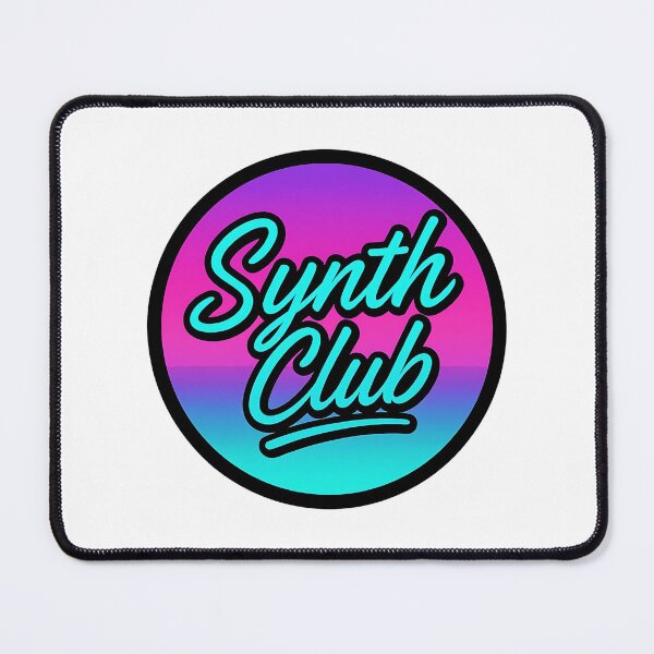 Item preview, Synth Club – Neon Synthwave Music Logo designed and sold by |TRSSHOP|.
