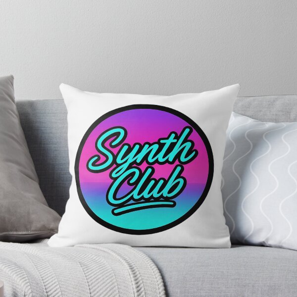Item preview, Synth Club – Neon Synthwave Music Logo designed and sold by |TRSSHOP|.