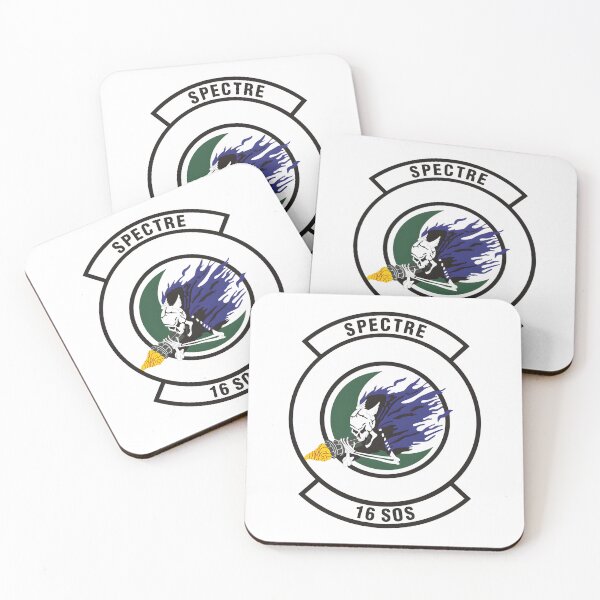 Item preview, Ghostly Firepower: 16th Special Operations Squadron 'Spectre' Emblem designed and sold by CharlieDesings.