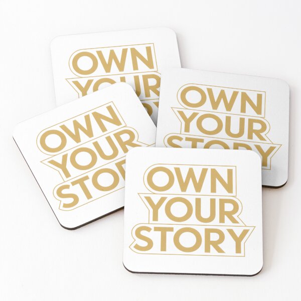 Item preview, A typographic design featuring the inspirational phrase Own Your Story designed and sold by Boundless PixelForge.