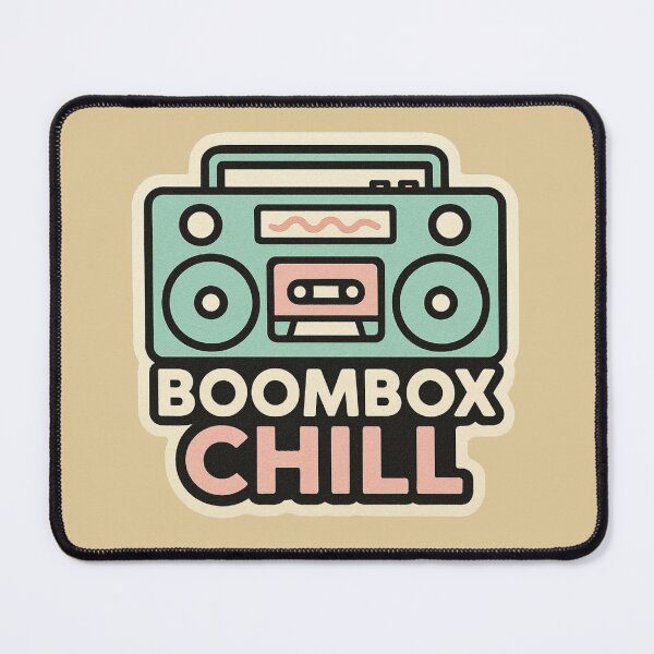 Item preview, Boombox Chill – Retro Music Relaxed Vibe Design designed and sold by |TRSSHOP|.
