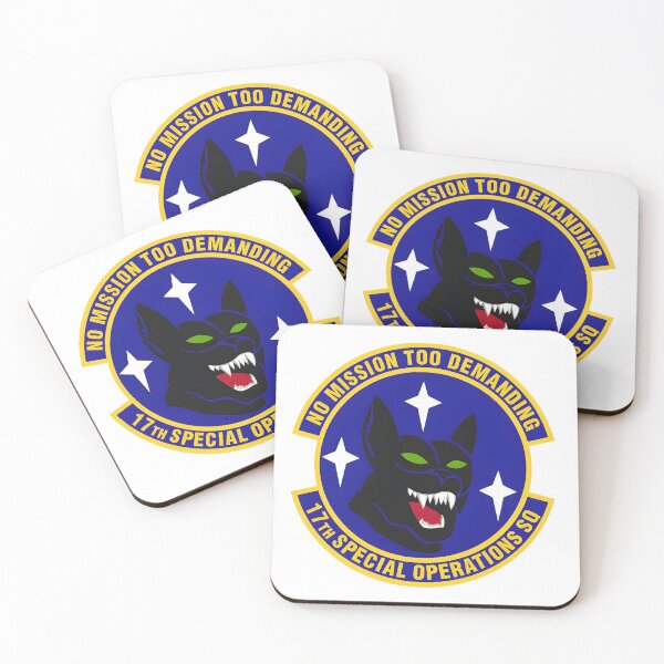 Item preview, No Mission Too Demanding: 17th Special Operations Squadron Emblem designed and sold by CharlieDesings.