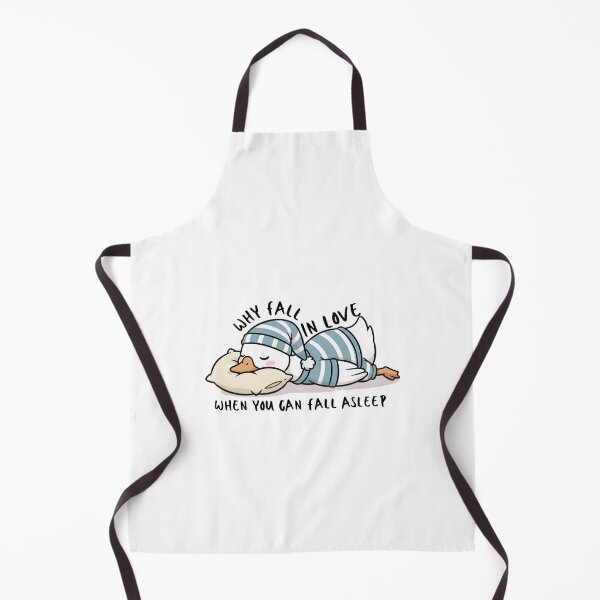 Item preview, Sleepy Duck Humor – ‘Why Fall in Love When You Can Fall Asleep’ Art designed and sold by DesignsDominus.