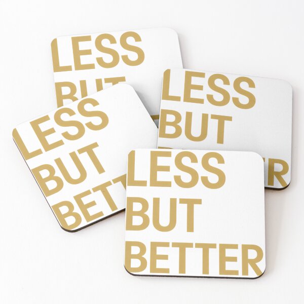 Item preview, Less But Better: A minimalist typographic design. designed and sold by Boundless PixelForge.