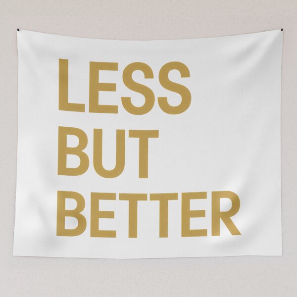 Item preview, Less But Better: A minimalist typographic design. designed and sold by Boundless PixelForge.