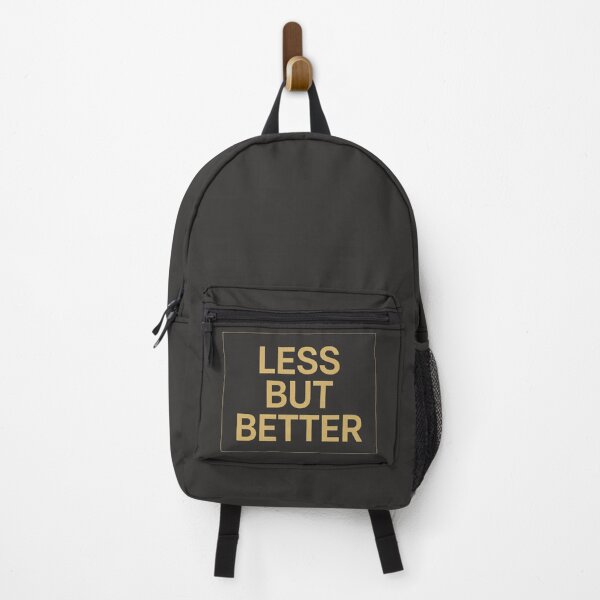 Item preview, A minimalist text design, LESS BUT BETTER. designed and sold by Boundless PixelForge.