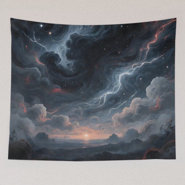 Item preview, Sky, stars and chaos designed and sold by AbsoluteAI.