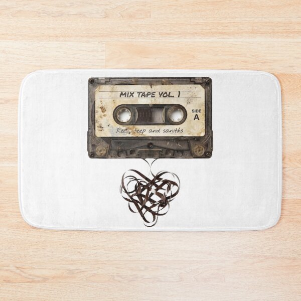 Item preview, Vintage Mix Tape Cassette | Retro 90s Music Heart Art designed and sold by Rosuma Designs.