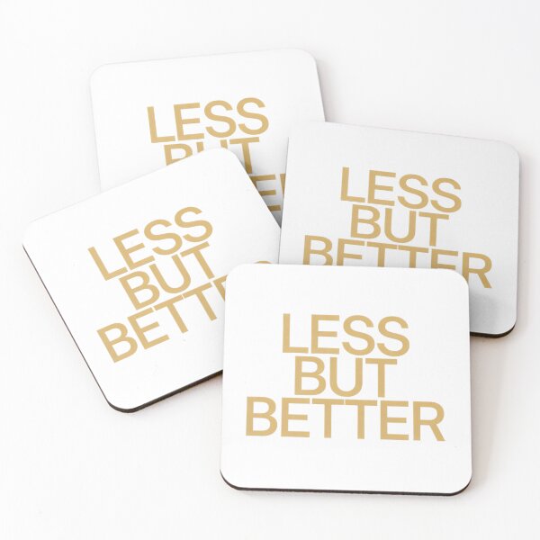 Item preview, Less But Better: A minimalist typographic design.  designed and sold by Boundless PixelForge.