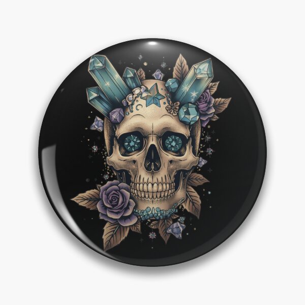 Item preview, Crystal skull designed and sold by WhereHopeBlooms.