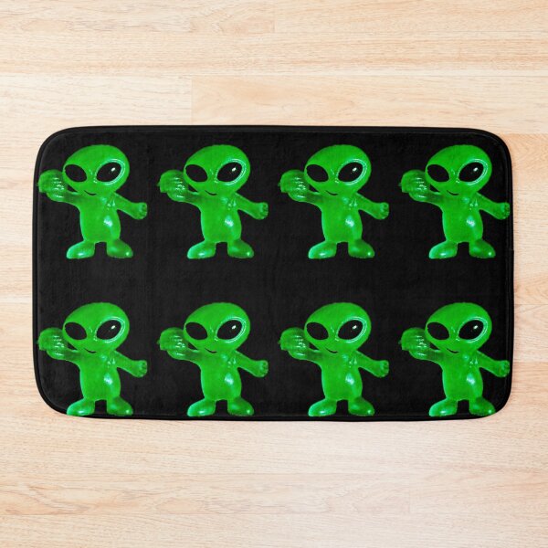 Item preview, Green Alien with Hamburger by ElitebyElise designed and sold by ElitebyElise.
