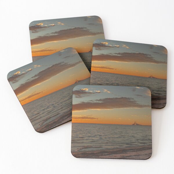 Item preview, The Sunshine Skyway Bridge stretches gracefully across Tampa Bay as the sun rises designed and sold by EyezWatchin.