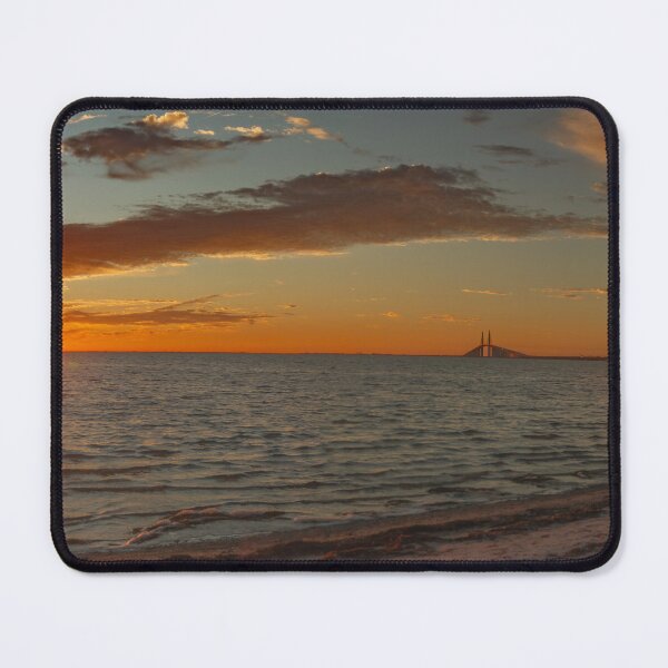 Item preview, The Sunshine Skyway Bridge stretches gracefully across Tampa Bay as the sun rises designed and sold by EyezWatchin.