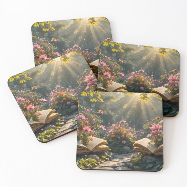 Item preview, 3 Enchanted Garden Vibrant Flowers Butterflies Love Peace designed and sold by ART ATTACK ZONE.