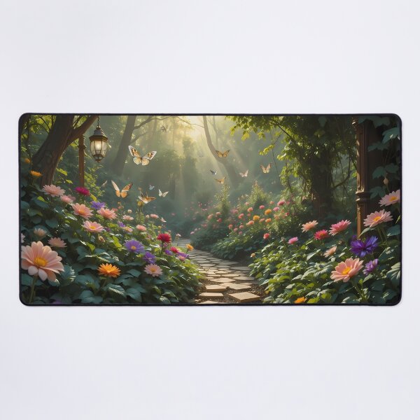 Item preview, 5 Enchanted Garden Vibrant Flowers Butterflies Love Peace designed and sold by ART ATTACK ZONE.