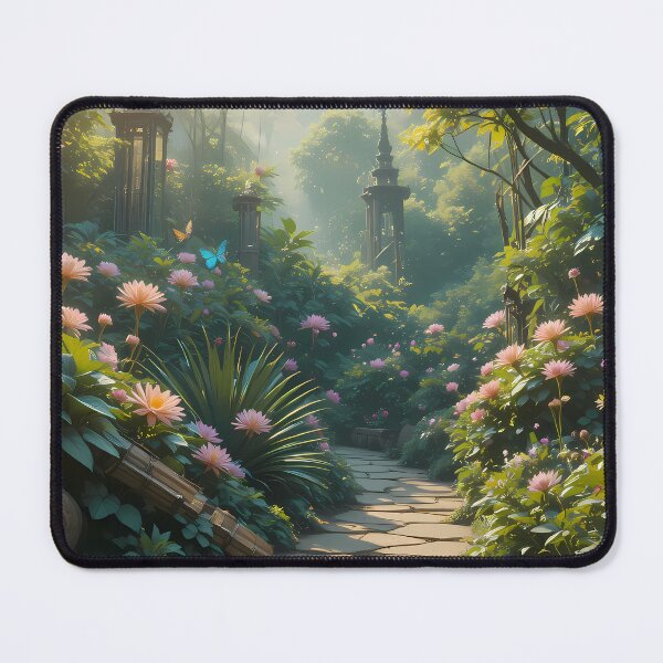 Item preview, 6 Enchanted Garden Vibrant Flowers Butterflies Love Peace designed and sold by ART ATTACK ZONE.