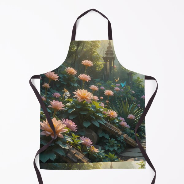 Item preview, 6 Enchanted Garden Vibrant Flowers Butterflies Love Peace designed and sold by ART ATTACK ZONE.