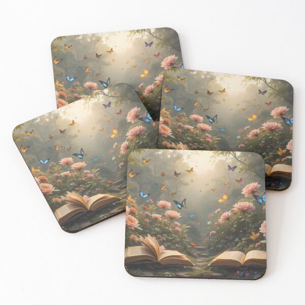 Item preview, 7 Enchanted Garden Vibrant Flowers Butterflies Love Peace designed and sold by ART ATTACK ZONE.