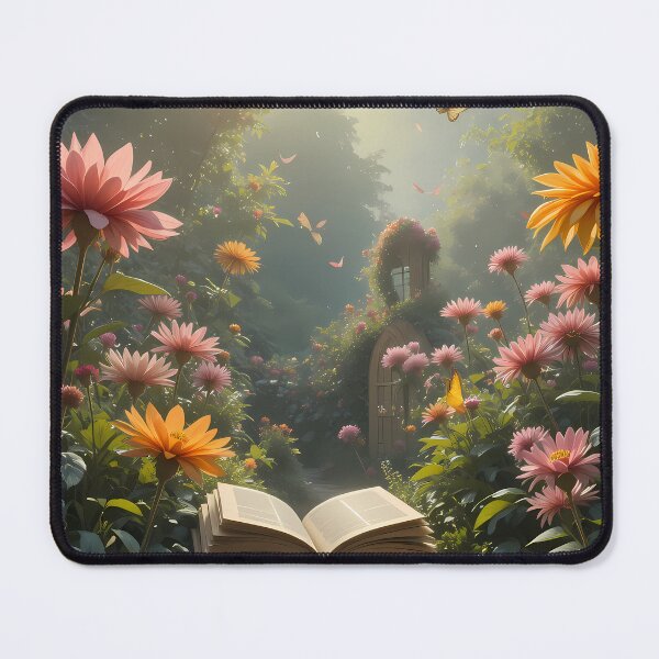 Item preview, 8 Enchanted Garden Vibrant Flowers Butterflies Love Peace designed and sold by ART ATTACK ZONE.