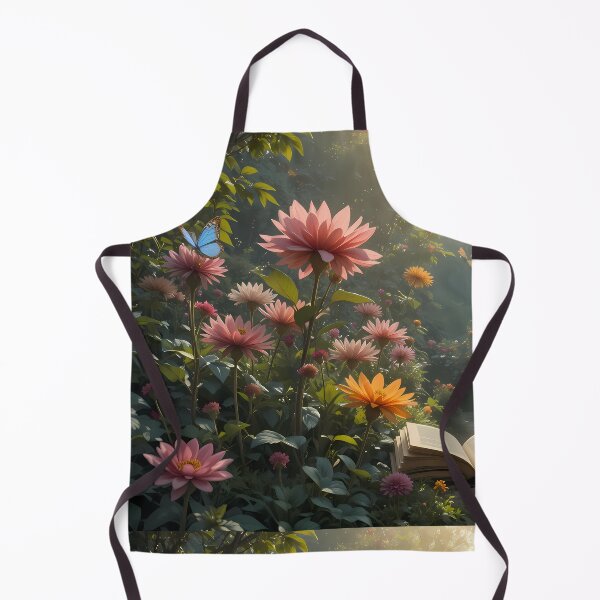 Item preview, 8 Enchanted Garden Vibrant Flowers Butterflies Love Peace designed and sold by ART ATTACK ZONE.
