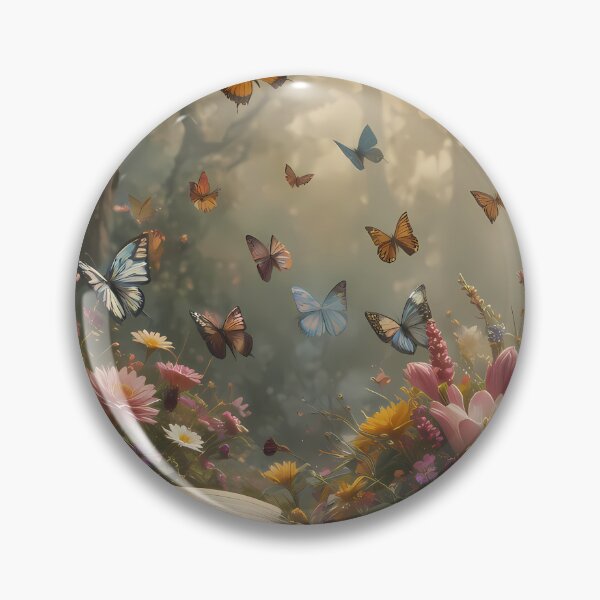Item preview, 11 Enchanted Garden Vibrant Flowers Butterflies Love Peace designed and sold by ART ATTACK ZONE.