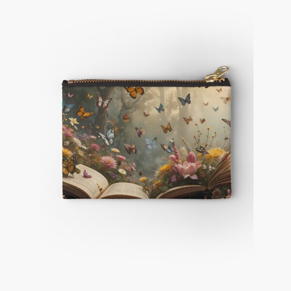 Item preview, 11 Enchanted Garden Vibrant Flowers Butterflies Love Peace designed and sold by ART ATTACK ZONE.