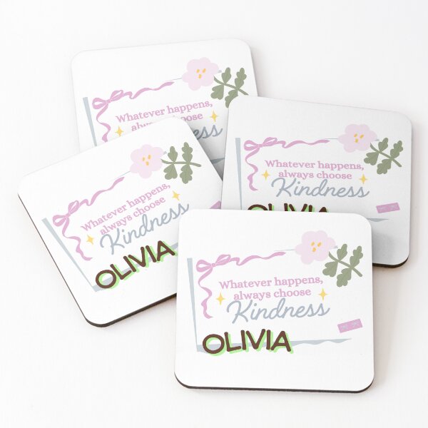 Item preview, Whatever Happens Always Choose Kindness – Olivia Name Cute Quote Design designed and sold by Graphic Therapist.