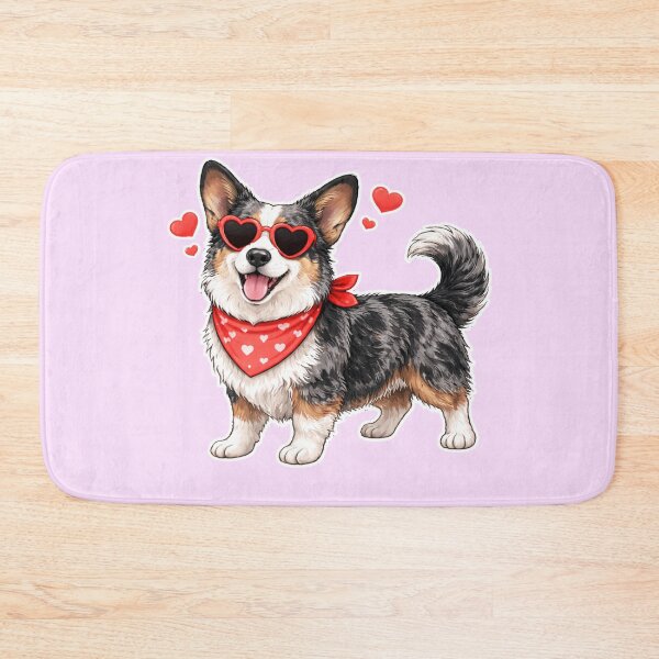 Item preview, Welsh Corgi Cardigan with Hearts - Cute Cartoon Style designed and sold by GoodyPaws.