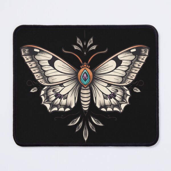 Item preview, Moths with gemstone elements designed and sold by WhereHopeBlooms.