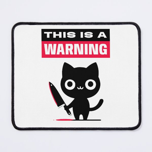 Item preview, Cat: This is a Warning designed and sold by Syahrasi.