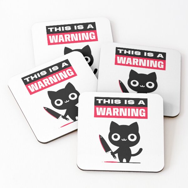 Item preview, Cat: This is a Warning designed and sold by Syahrasi.