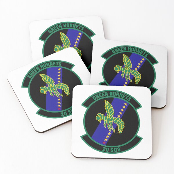 Item preview, Strike of the Swarm: 20th Special Operations Squadron 'Green Hornets' Emblem designed and sold by CharlieDesings.