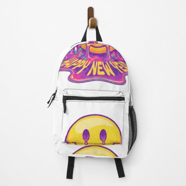 Item preview, Melting Smiley Face Happy New Year | Trippy Psychedelic Art designed and sold by Rosuma Designs.