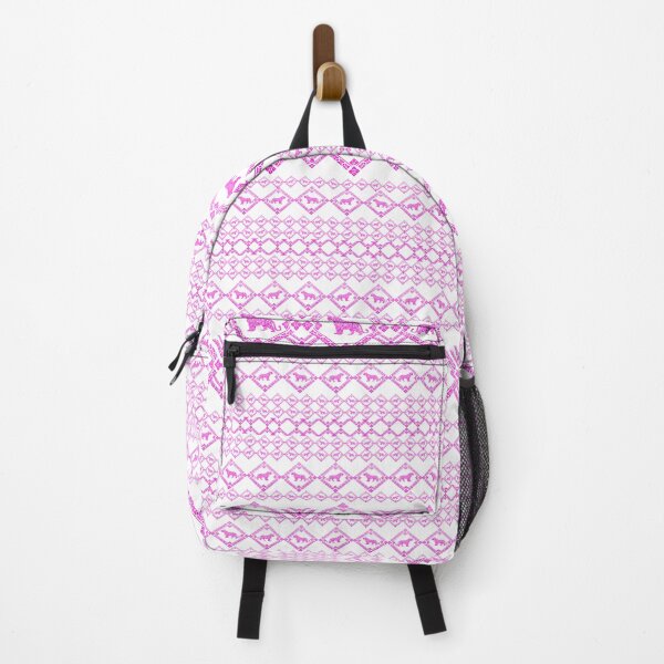Item preview, Ethnic style pattern- pink tiger on white designed and sold by Sukjai@Design.