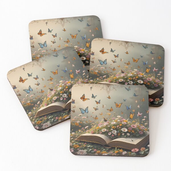 Item preview, A Enchanted Garden Vibrant Flowers Butterflies Love Peace designed and sold by ART ATTACK ZONE.