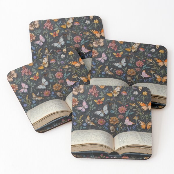 Item preview, C Enchanted Garden Vibrant Flowers Butterflies Love Peace designed and sold by ART ATTACK ZONE.