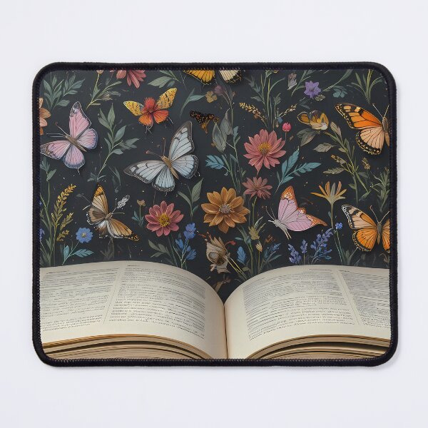 Item preview, C Enchanted Garden Vibrant Flowers Butterflies Love Peace designed and sold by ART ATTACK ZONE.