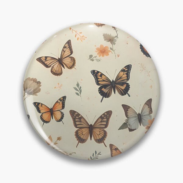 Item preview, E Enchanted Garden Vibrant Flowers Butterflies Love Peace designed and sold by ART ATTACK ZONE.
