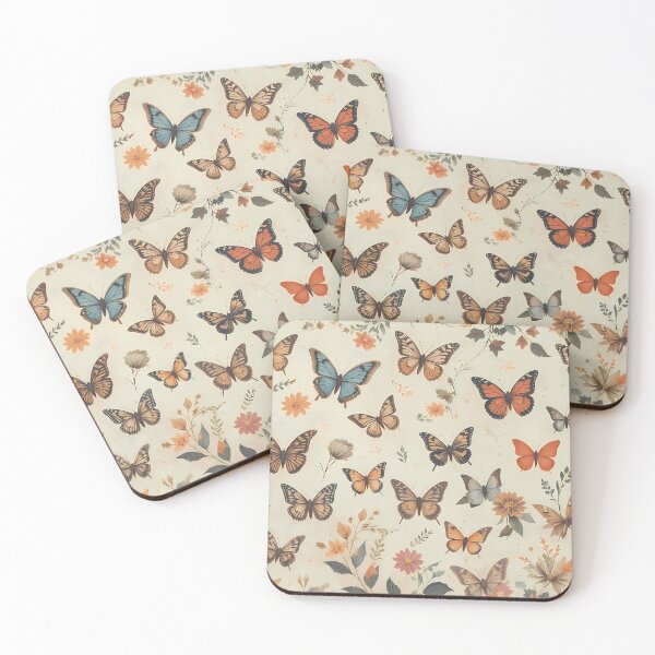 Item preview, E Enchanted Garden Vibrant Flowers Butterflies Love Peace designed and sold by ART ATTACK ZONE.