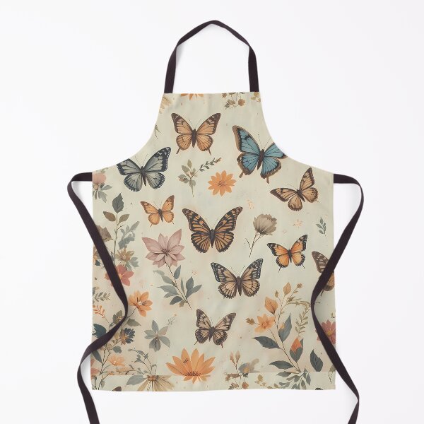 Item preview, E Enchanted Garden Vibrant Flowers Butterflies Love Peace designed and sold by ART ATTACK ZONE.