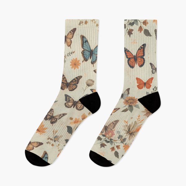 Item preview, E Enchanted Garden Vibrant Flowers Butterflies Love Peace designed and sold by ART ATTACK ZONE.