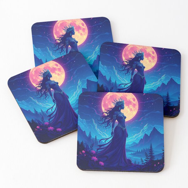 Item preview, Celestial Moon Goddess Visionary Art designed and sold by AnimalAirtistry.