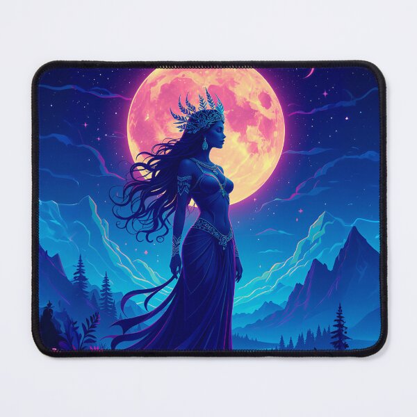Item preview, Celestial Moon Goddess Visionary Art designed and sold by AnimalAirtistry.