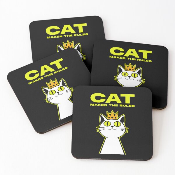 Item preview, Cat Makes the Rules designed and sold by Syahrasi.