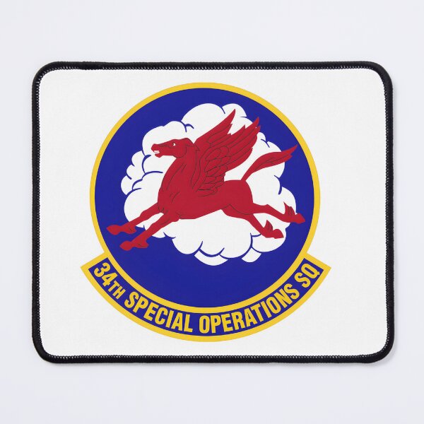 Item preview, Swift Pegasus: 34th Special Operations Squadron Emblem designed and sold by CharlieDesings.