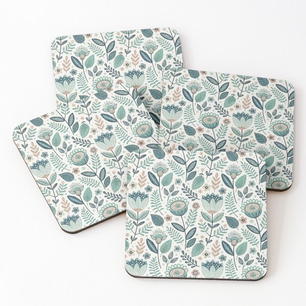 Item preview, Nordic Floral Symbols | Cozy Folk Art designed and sold by Shuga-Design.