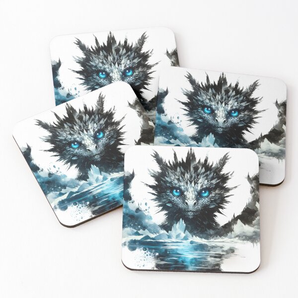 Item preview, Ice Dragon, Ai Generated Art  designed and sold by ACC .