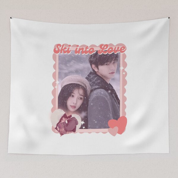 Item preview, Ski into Love Fantasy Chinese Romance Drama C-drama illustration designed and sold by HELL0WBELLO.