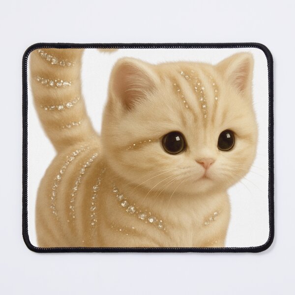 Item preview, Cute Luxury Plush Kitten with Sparkling Fur designed and sold by artbaby30.